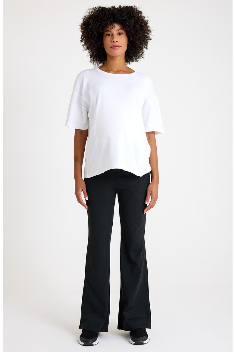 Ultimate Comfort Warm Flare Pants, Alternate, color, BLACK