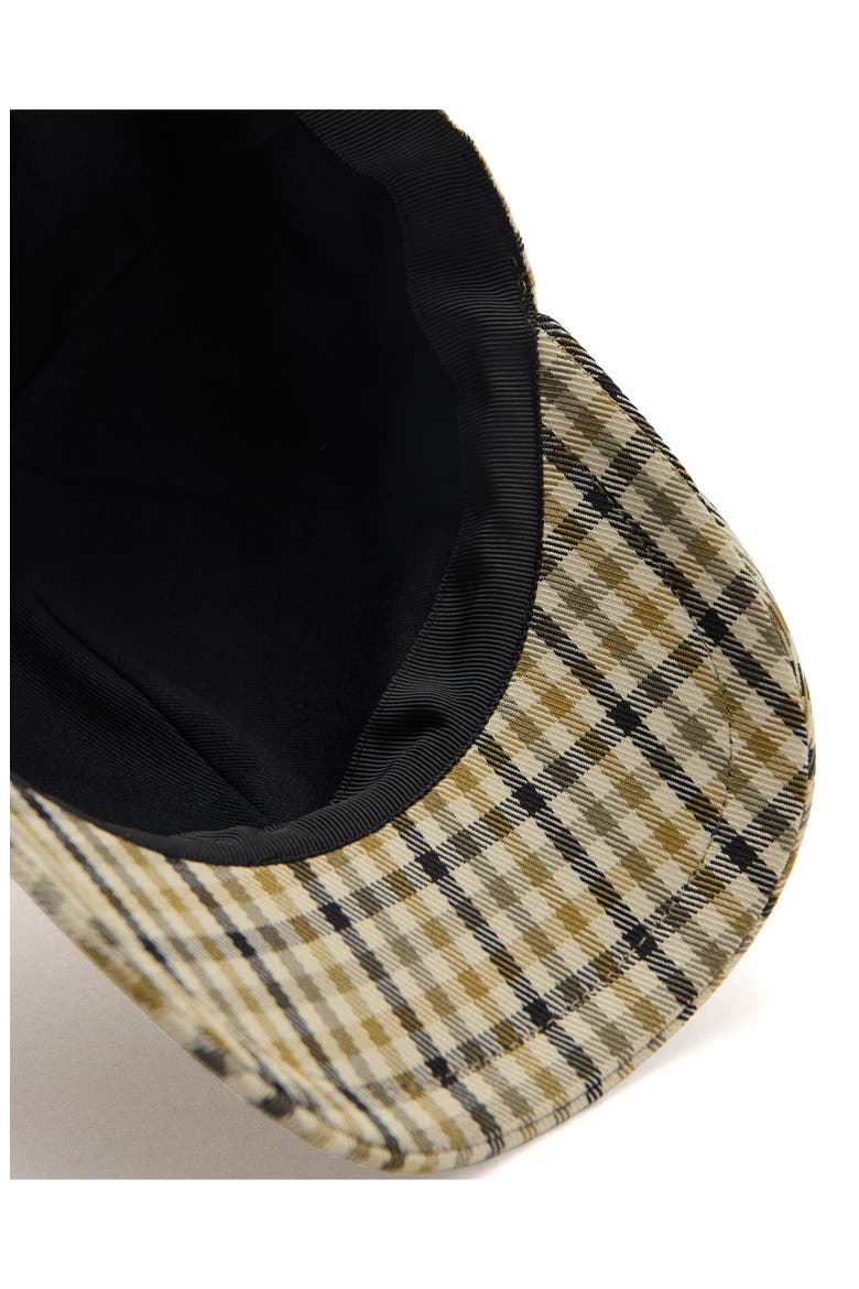 Check Cap, Alternate, color, MEDIUM BROWN
