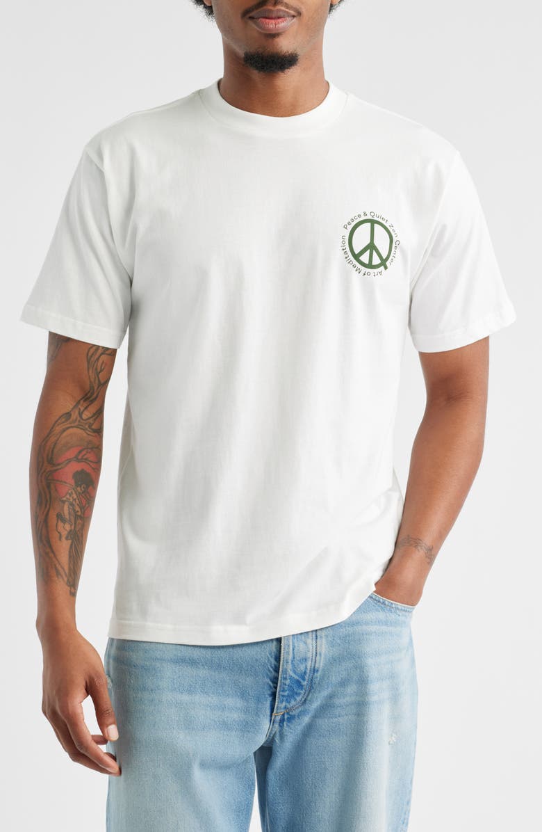 Museum of Peace & Quiet Zen Center Graphic T-Shirt, Main, color,