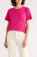 Eileen Fisher Crewneck Short Sleeve Organic Cotton T-Shirt