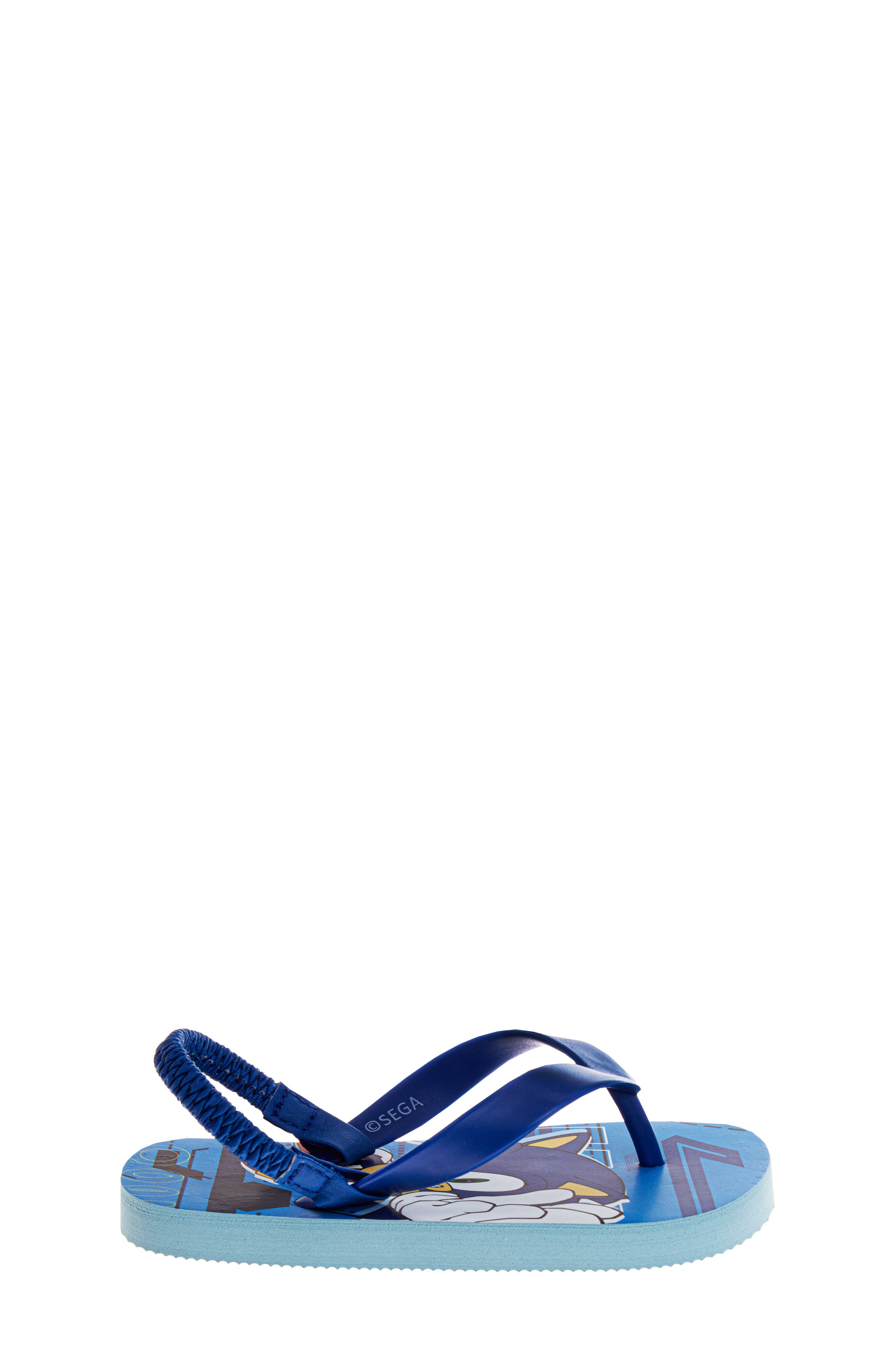 JOSMO Kids' Sonic Slingback Flip Flop Sandal, Alternate, color, Blue