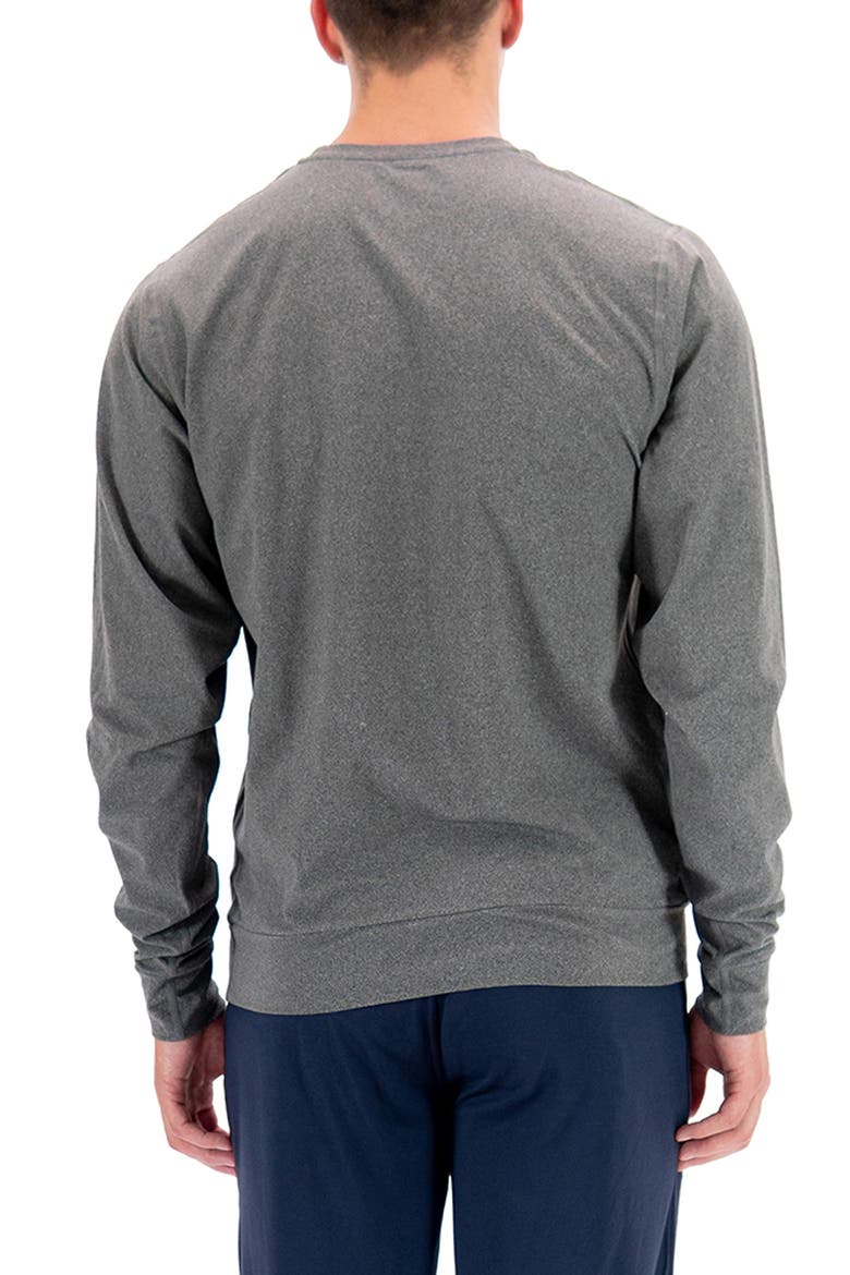 Lounge Stretch Sweatshirt, Alternate, color, HEATHER GREY
