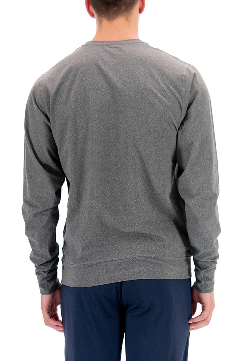 WARRIORS AND SCHOLARS Lounge Stretch Sweatshirt, Alternate, color, Heather Grey