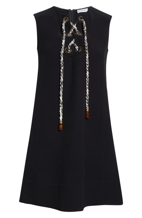 Rhoslyn Lace-Up Cady Minidress