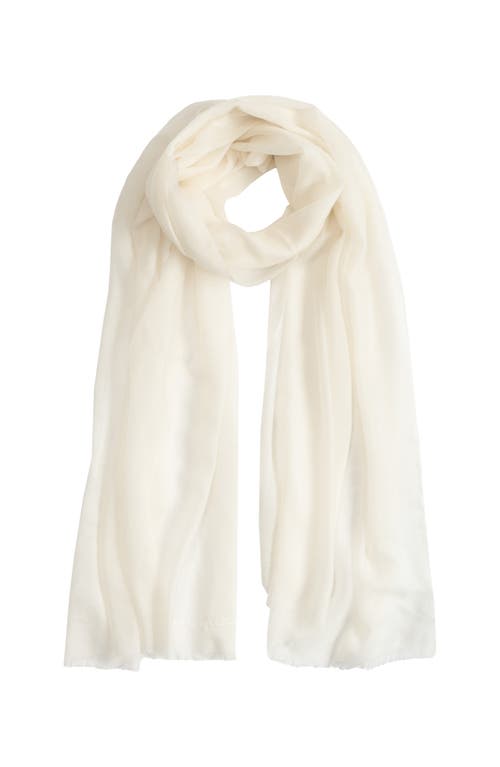 Ralph Lauren Lauren Yarn Dye Wrap With Lurex In White