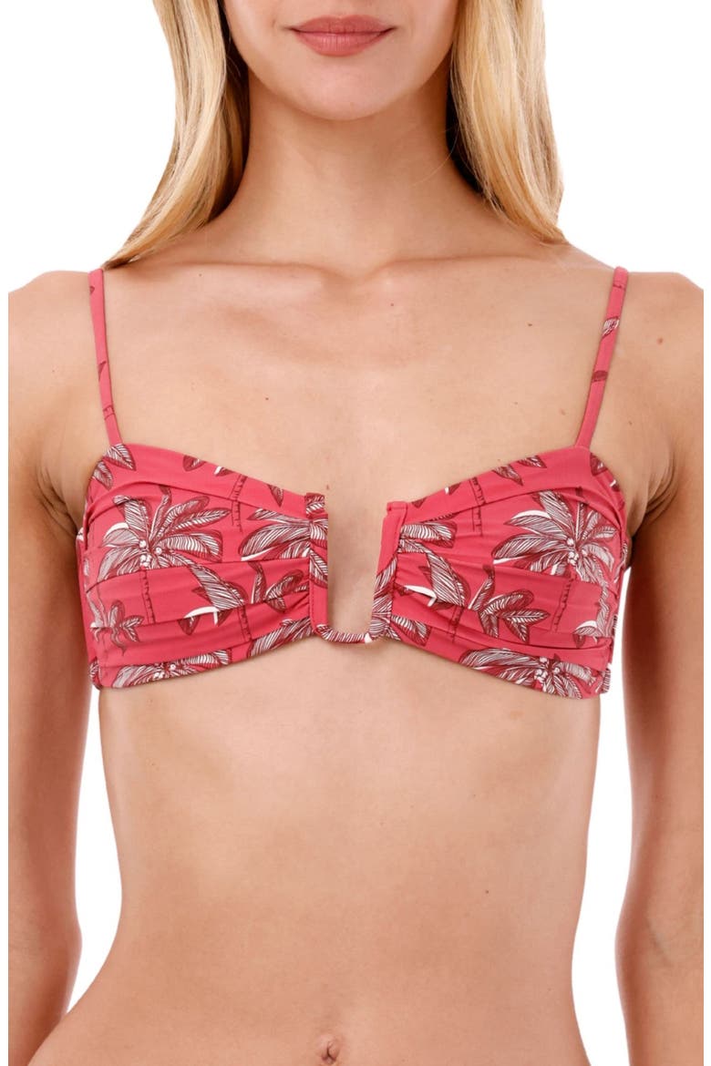 Tropical Wine Bruma V-Wire Bikini Top, Main, color, TROPICAL WINE