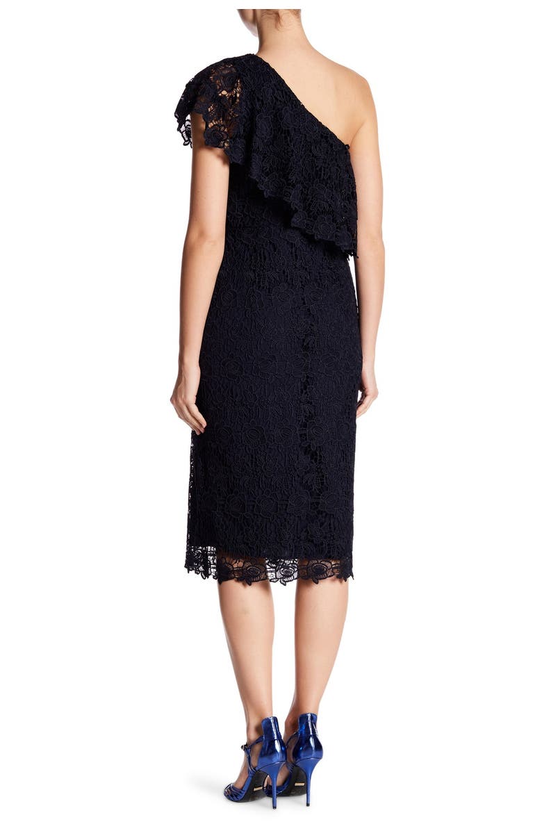 NANETTE NANETTE FOOTWR One Shoulder Lace Sheath Dress, Alternate, color, 