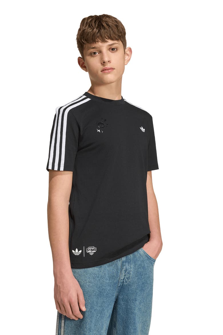 Kids' Brawl Stars Graphic Loose T-Shirt, Alternate, color, BLACK/ WHITE
