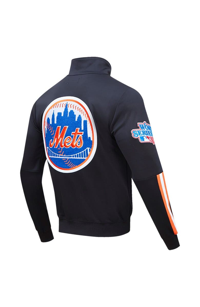 PRO STANDARD Men's Pro Standard Black New York Mets Hometown Full-Zip Track Jacket, Alternate, color,