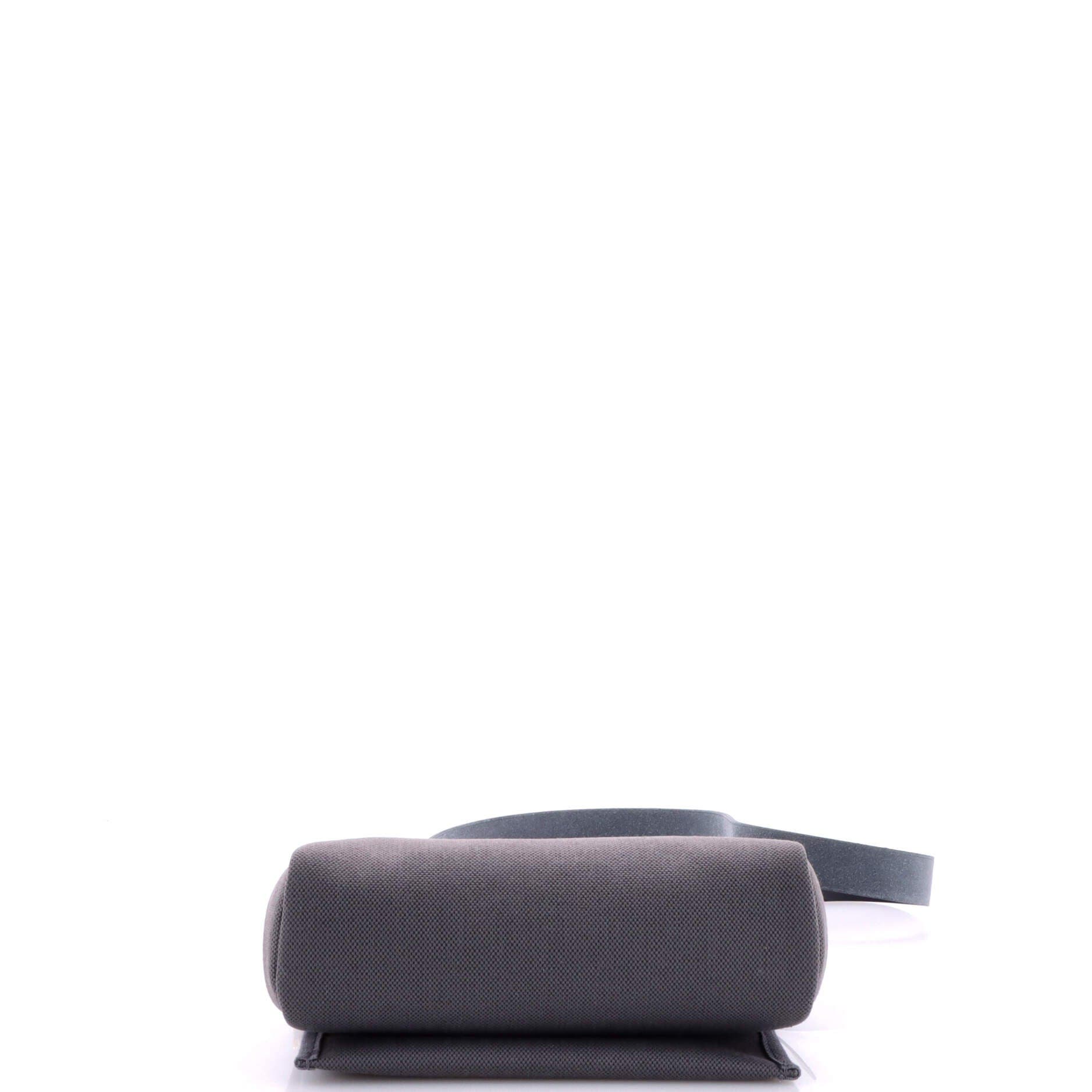 Pre-Owned Hermes Herbag Zip Toile and Leather 20, Alternate, color, Gris Misty