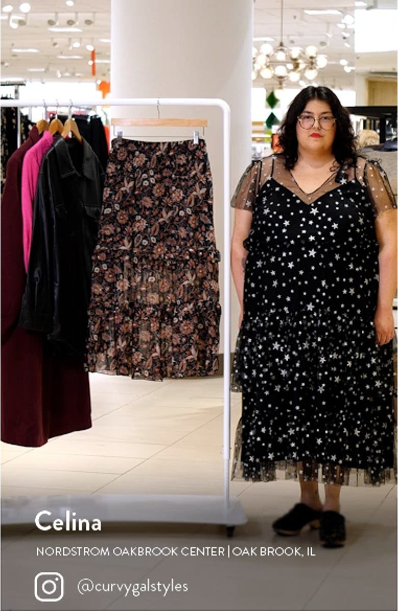 Ruffle Tiered Midi Skirt, sales video thumbnail