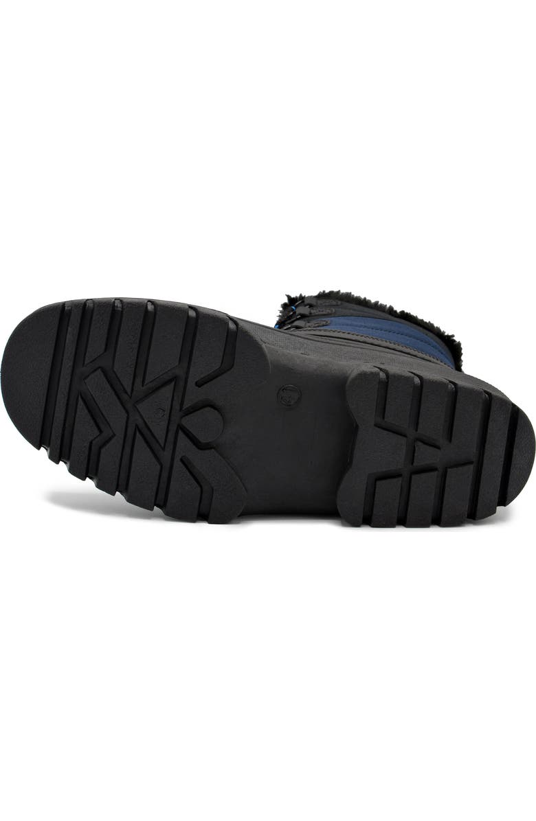 POLAR RANGE Decker Faux Fur Lined Snow Boot, Alternate, color, Navy