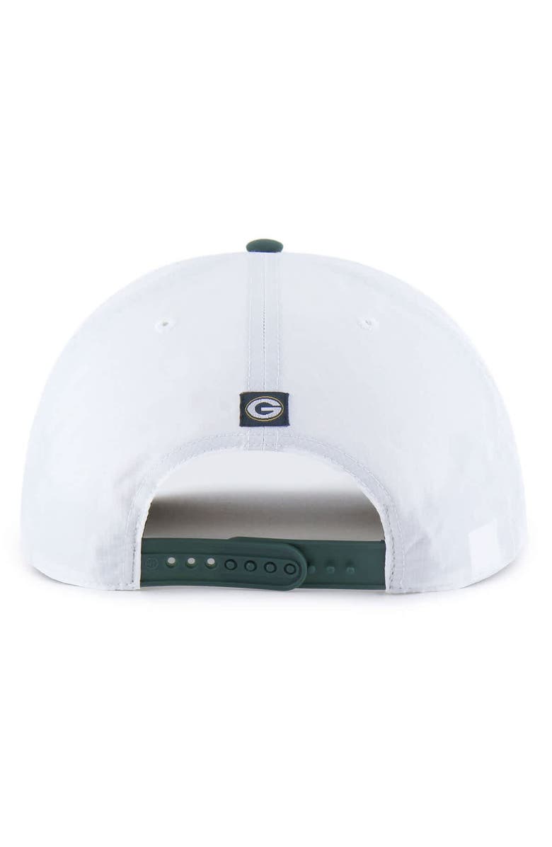 '47 Men's '47 White/Green Green Bay Packers Suburbia Hitch Two-Tone Adjustable Hat, Alternate, color, 