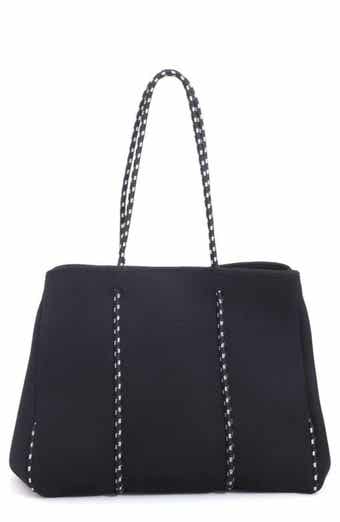 Adornia Black Neoprene Tote Bag