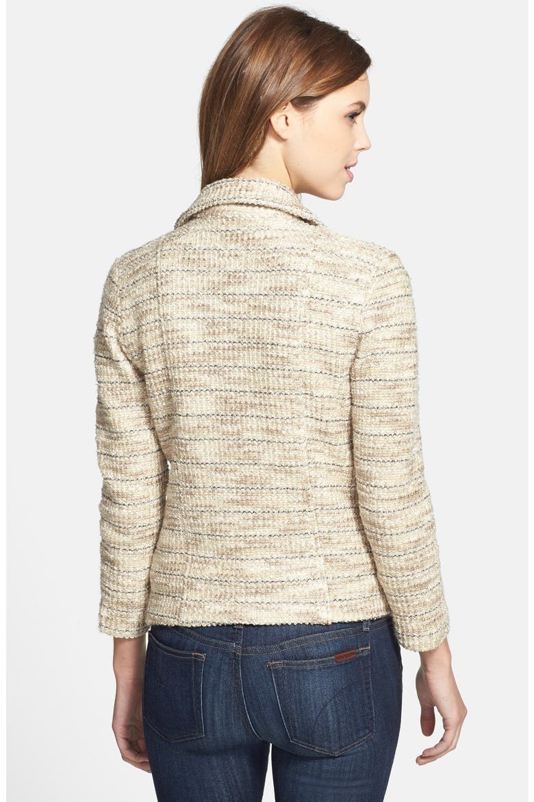 Marled Moto Sweater, Alternate, color, NATURAL MULTI