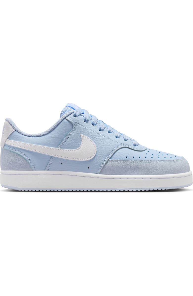 Nike Court Vision Low Sneaker, Alternate, color, Hydrogen Blue/ White