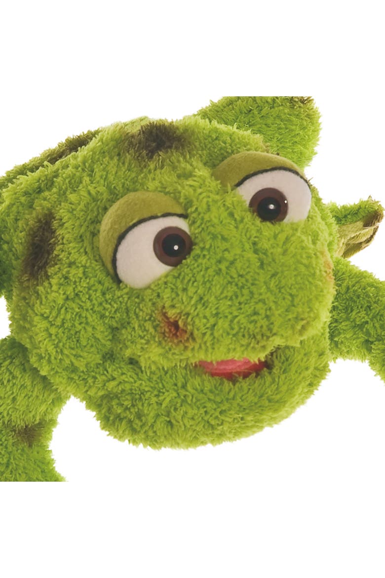 Dennis The Green Frog 10" Plush Hand Puppet, Handmade, Alternate, color, Green