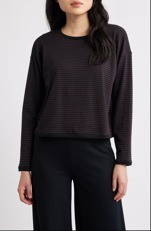 Stripe Long Sleeve Top