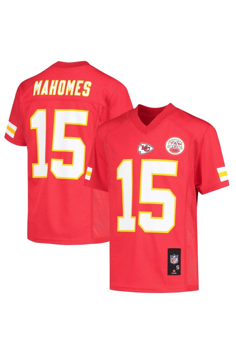 Youth Patrick Mahomes Red Kansas City Chiefs Replica Player Jersey, Alternate, color, Red