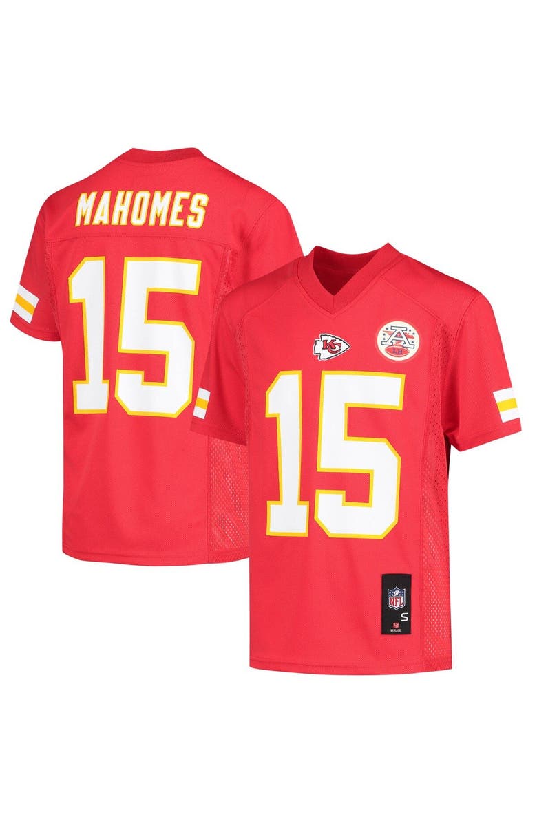 Outerstuff Youth Patrick Mahomes Red Kansas City Chiefs Replica Player Jersey, Alternate, color, Red