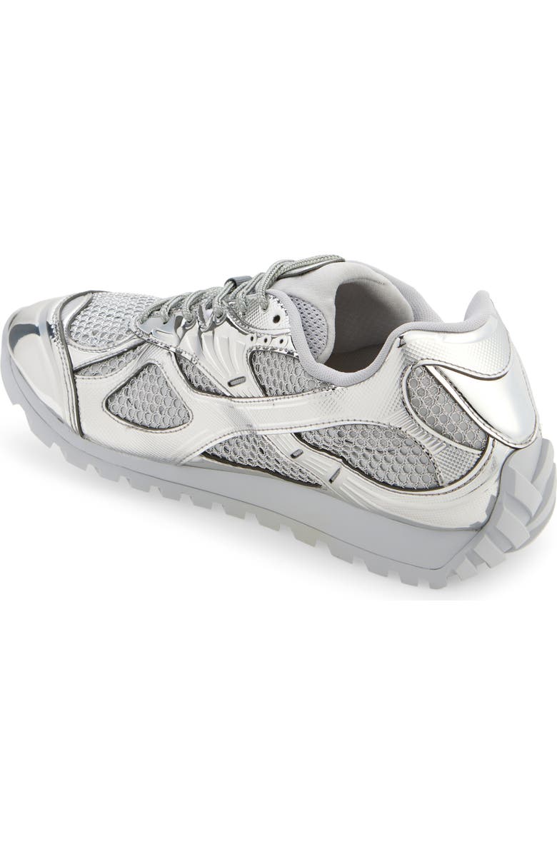 Bottega Veneta Orbit Sneaker, Alternate, color, Silver