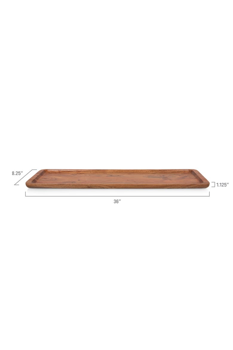 Canap Serving Tray, Alternate, color, BROWN