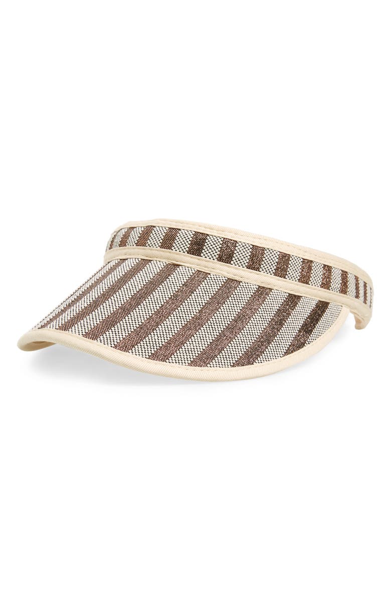 Sole Society Stripe Visor, Main, color, 