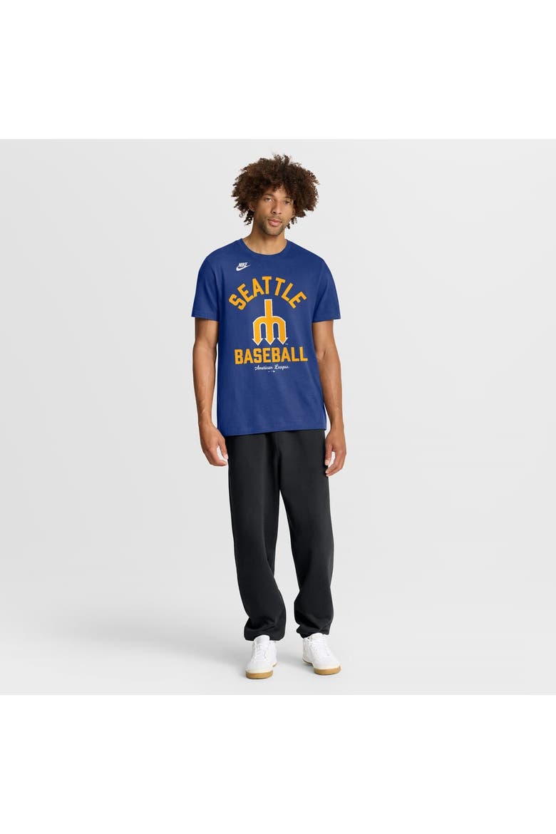 Men's Nike Royal Seattle Mariners Cooperstown Collection T-Shirt, Alternate, color, Royal