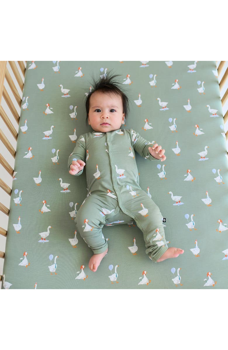 Kyte BABY Silly Goose Jersey Crib Sheet, Alternate, color, Silly Goose