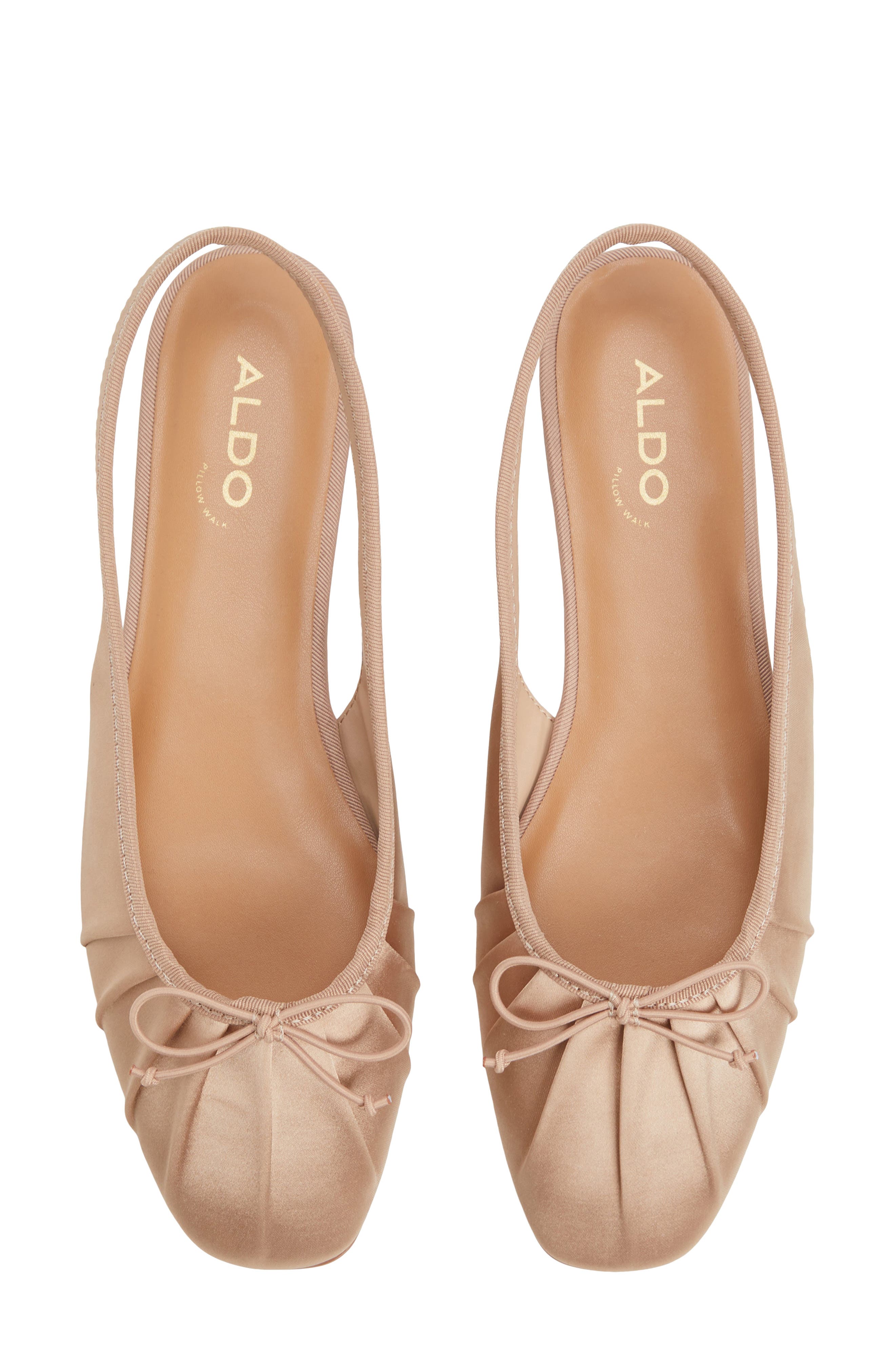 ALDO Arlet Slingback Ballerina Flat, Alternate, color, Beige