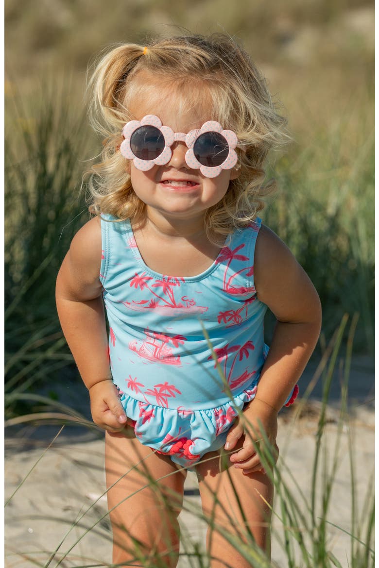 Kids' Lighthouse One-Piece Swimsuit, Alternate, color, BLUE