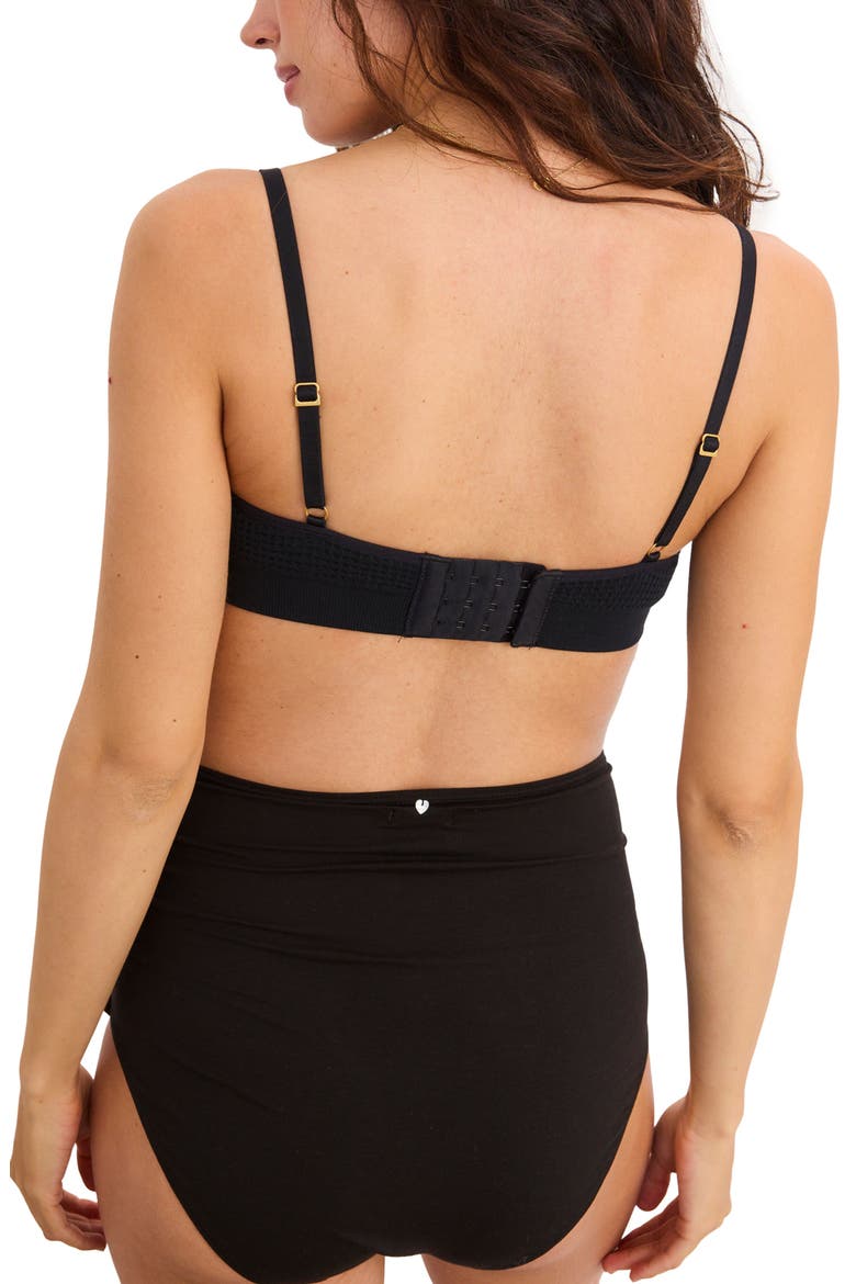The All-Tri Maternity/Nursing Bra, Alternate, color, Black
