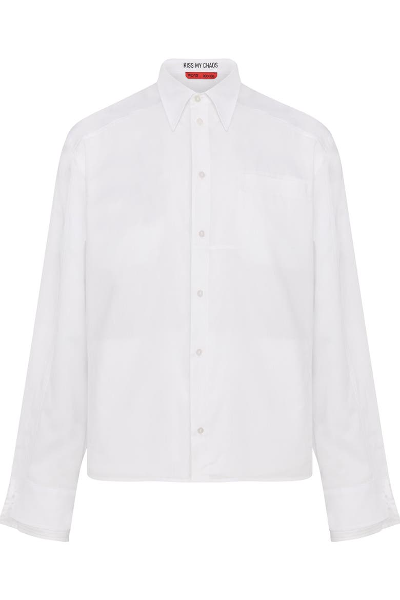 Daydreamers Woven Shirt With Double Cuff, Main, color, white