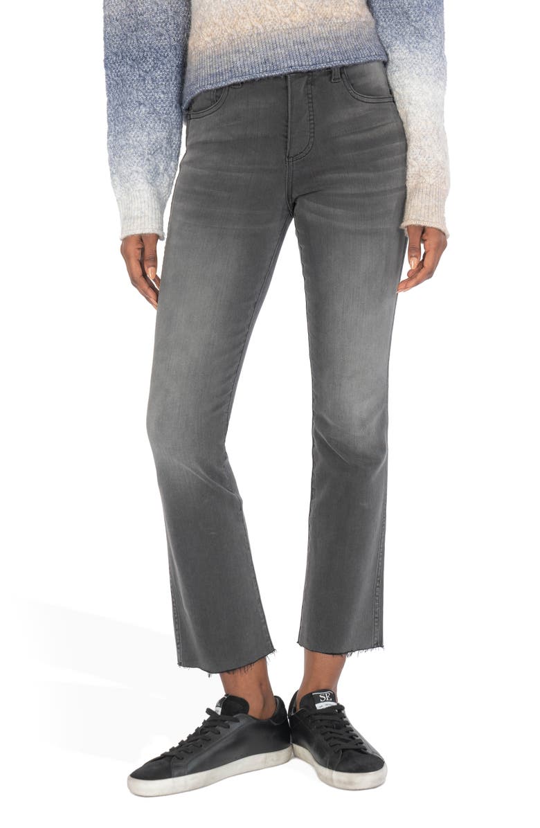 KUT from the Kloth Kelsey Fab Ab High Waist Ankle Straight Leg Jeans, Main, color,