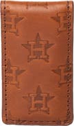 LUSSO Brown Houston Astros Sammy Magnetic Money Clip