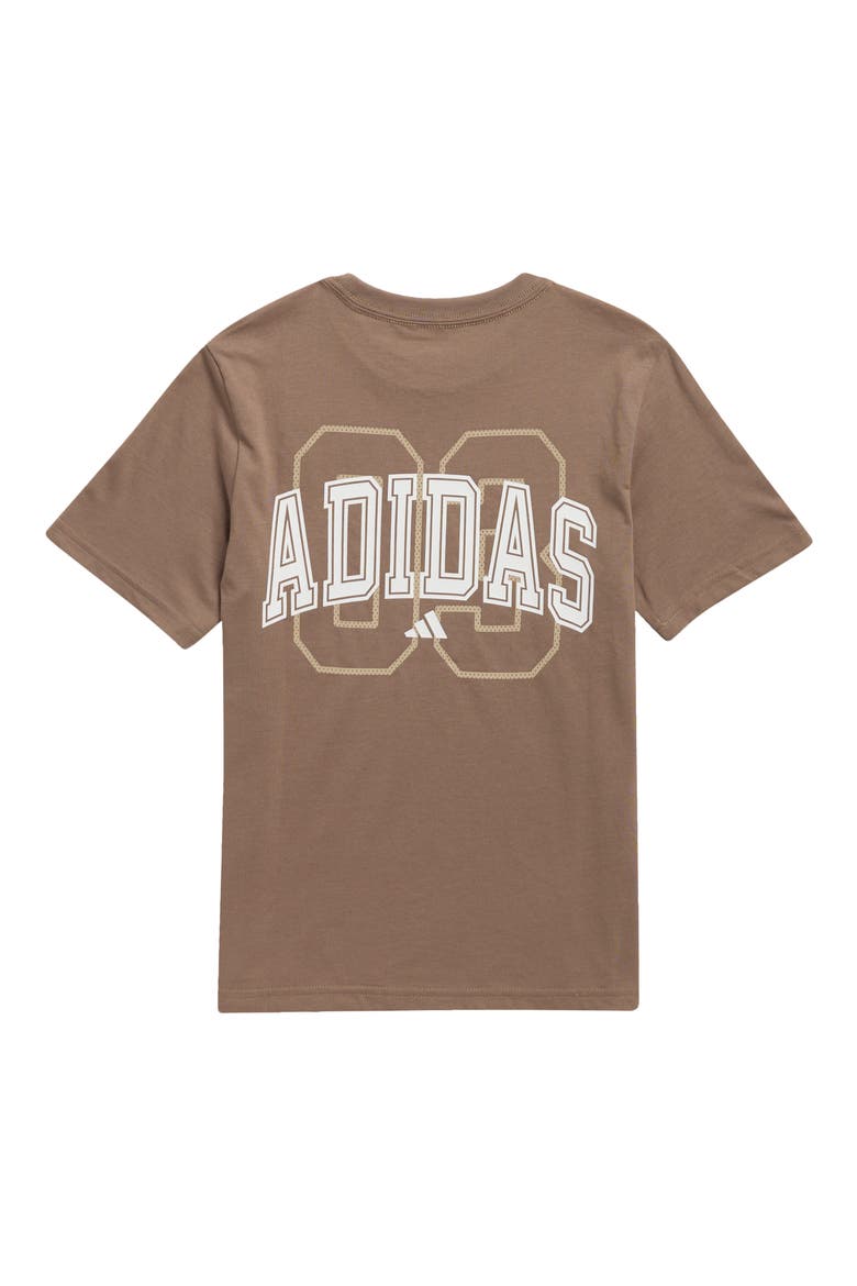 Kids' Arch Logo Graphic T-Shirt, Alternate, color, KHAKI