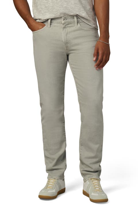 The Brixton Slim Straight Leg Jeans (Ghost Gray) (Regular & Big)