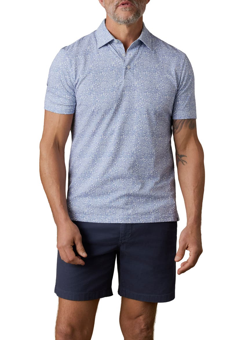 Movement Piqué Polo, Main, color, TWILIGHT BLOSSOM