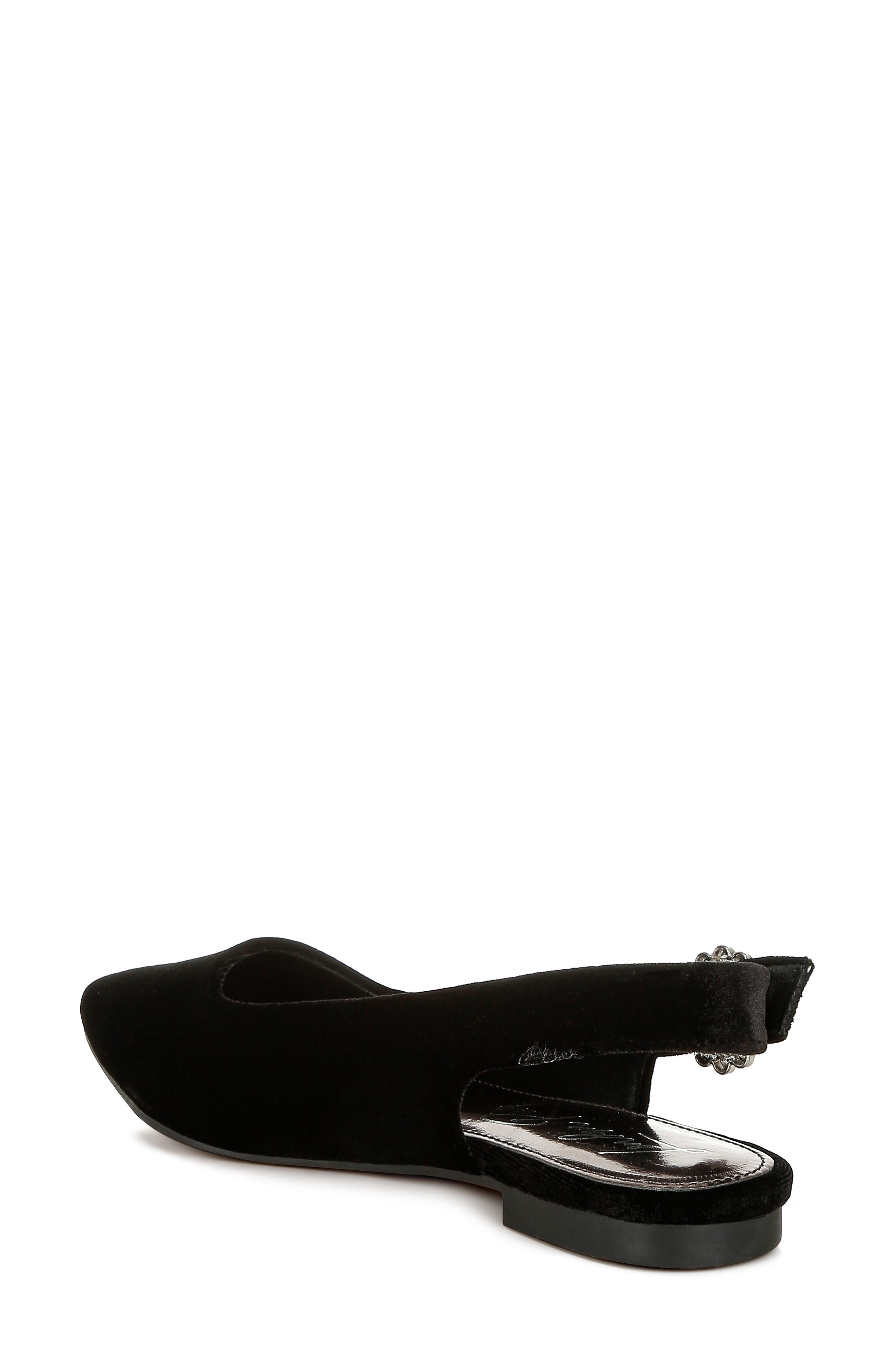 LONDON RAG Dolan Slingback Flat, Alternate, color, Black