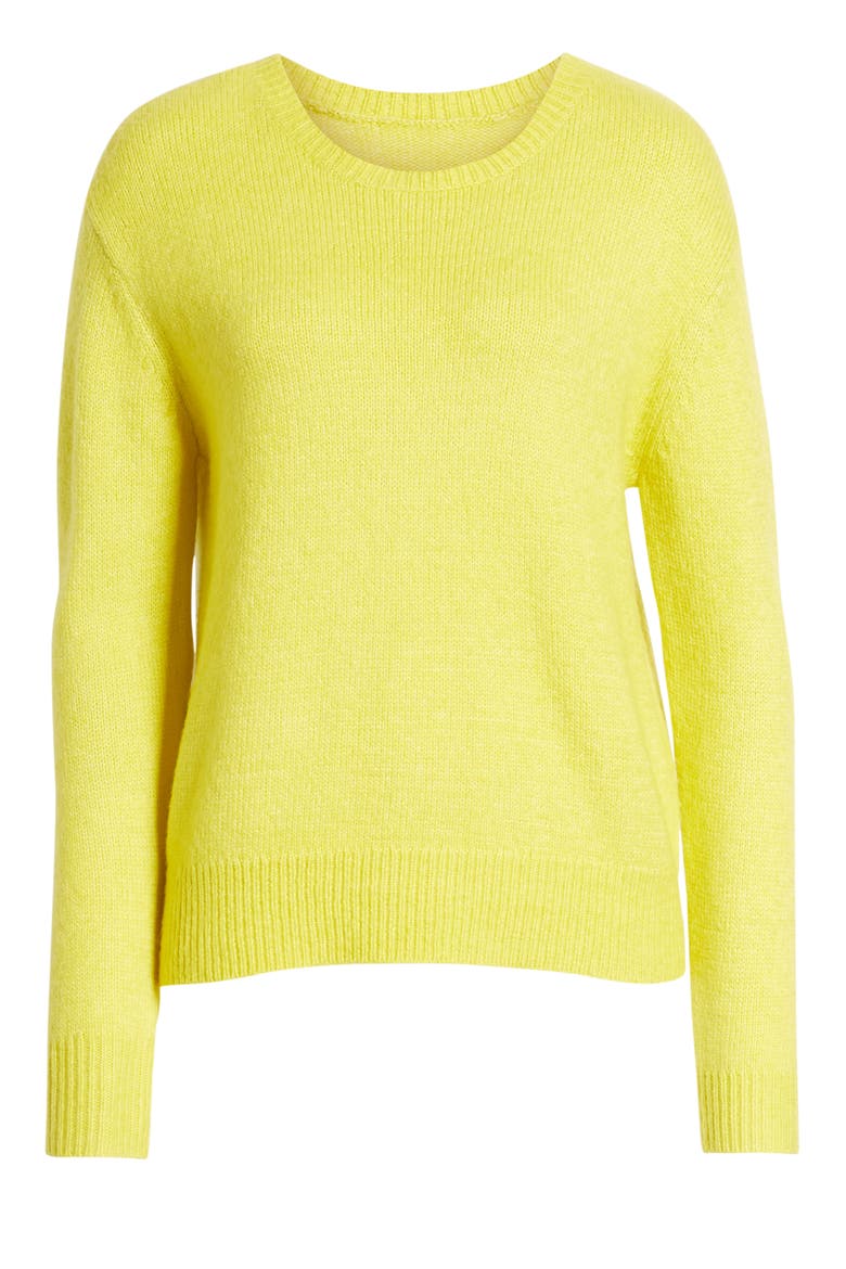 Bow Back Sweater, Alternate, color, OLIVE WARM