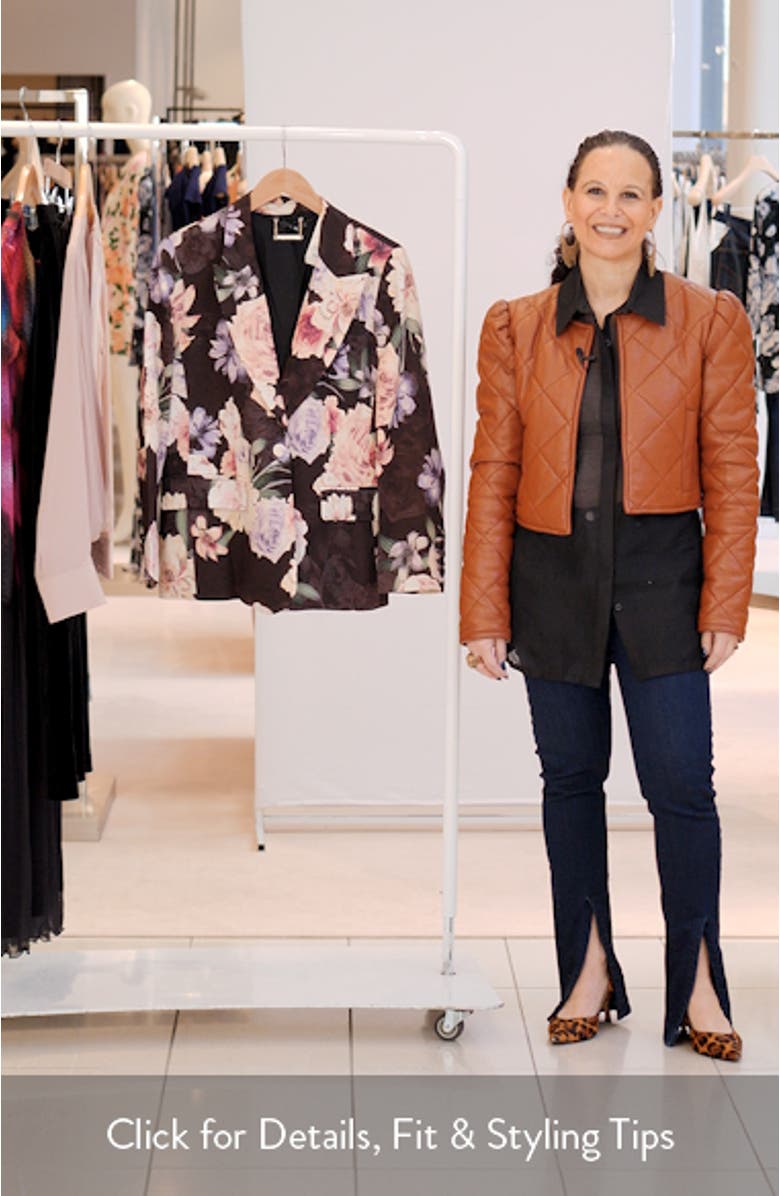 Alice Floral Blazer, sales video thumbnail