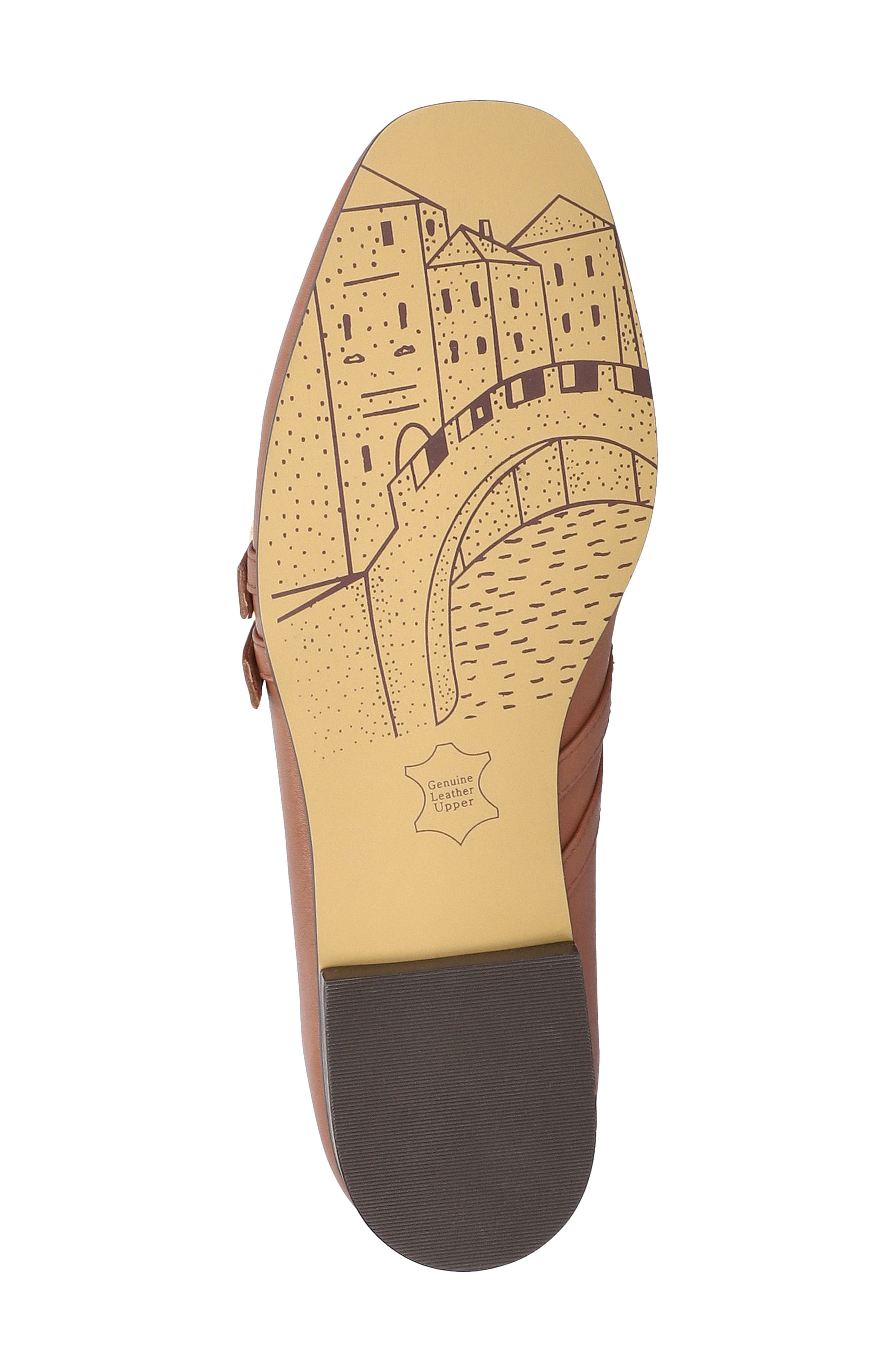 Davenport Double Strap Mary Jane, Alternate, color, DARK TAN LEATHER