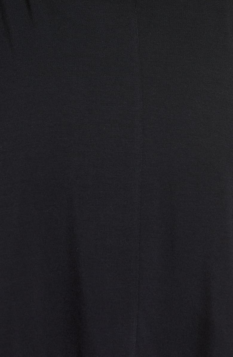 Eberjey Naya Lace Trim Jersey Knit Robe, Alternate, color, 