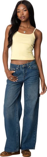 Deanna Stretch Cotton Crop Camisole
