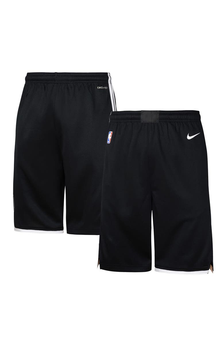 Nike Youth Nike Black Memphis Grizzlies 2023/24 City Edition Swingman Performance Shorts, Alternate, color, 