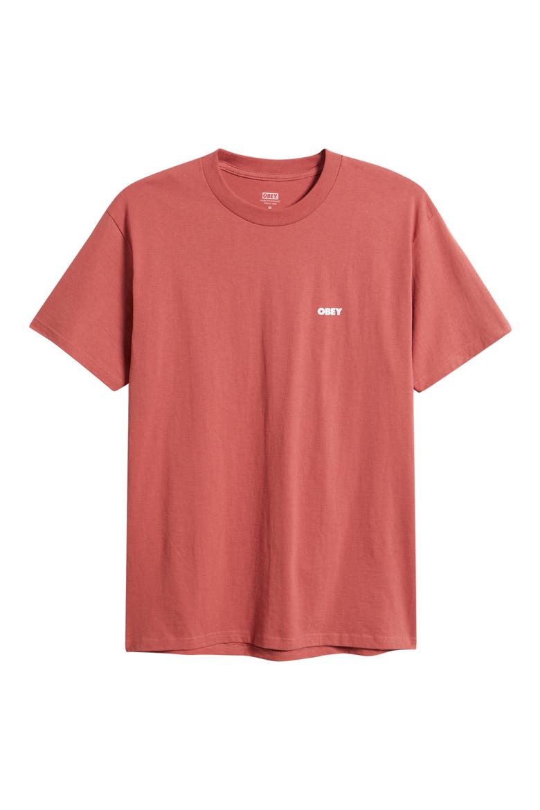 Wrong Path Graphic T-Shirt, Alternate, color, MINERAL RED
