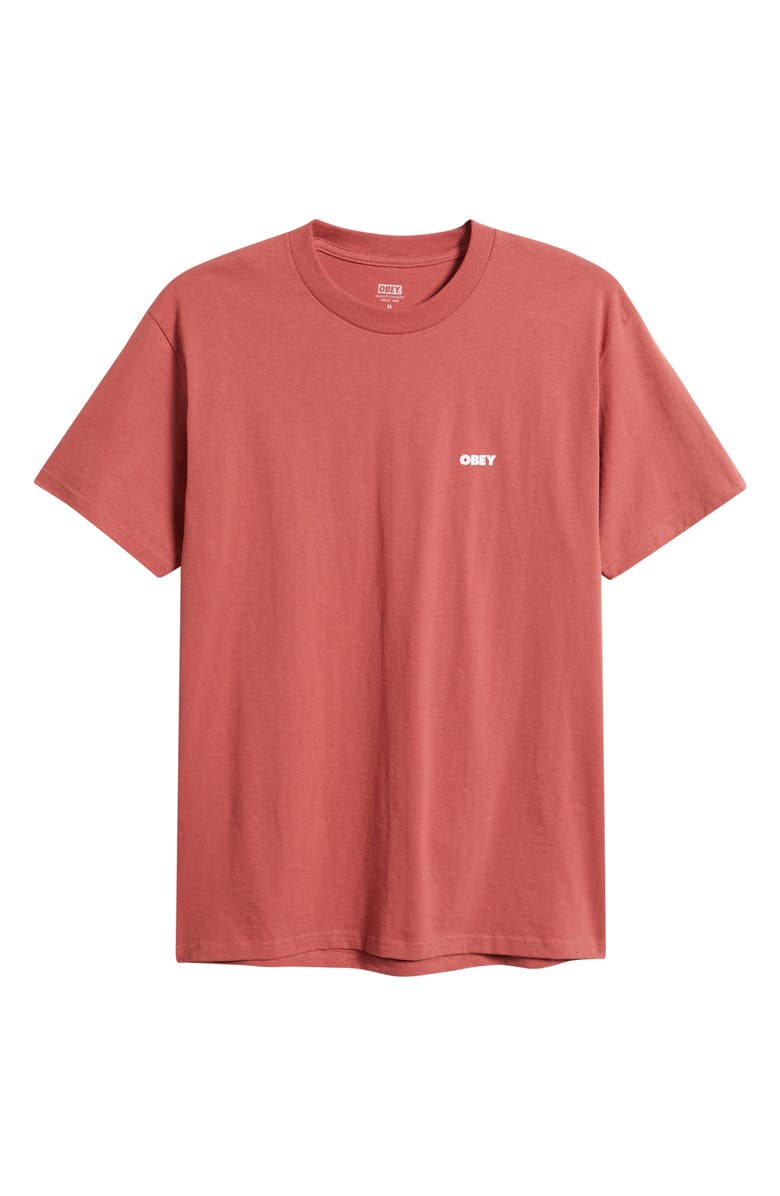 Obey Wrong Path Graphic T-Shirt, Alternate, color, Mineral Red