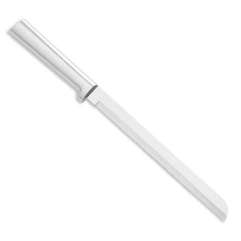 Cutlery 8-Inch Bread Knife Stainless Steel Serrated Blade, Aluminum Handle