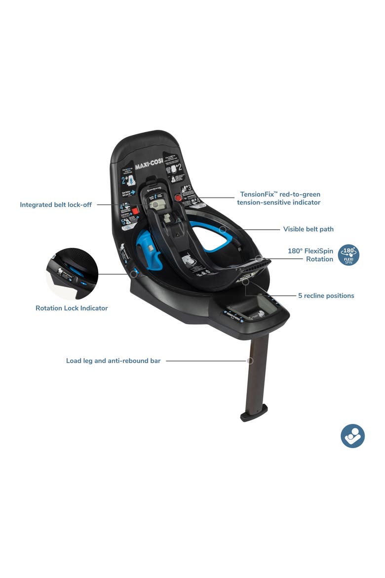 Peri 180 Infant Car Seat Base, Alternate, color, BLACK