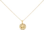 Haus of Brilliance 10K Yellow Gold 3 Leaf Clover 1/6 Cttw Diamond Pendant Necklace